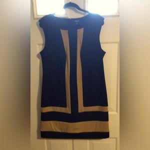 Two Tone Block Dress